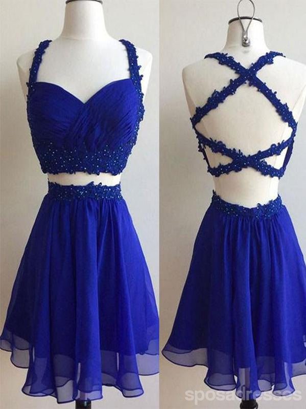 two piece hoco dresses cheap