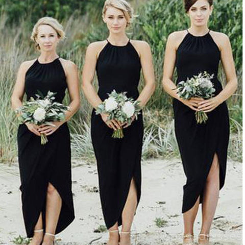 sparkly black bridesmaid dresses