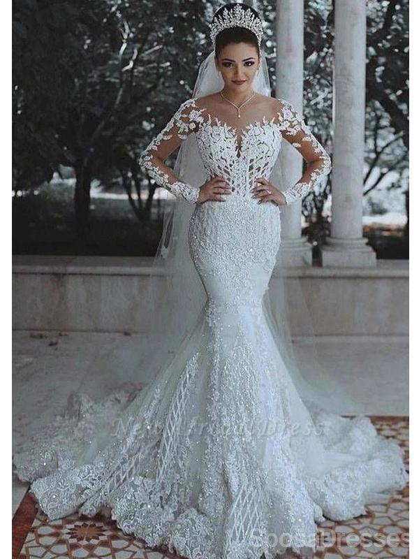 lace and beaded wedding dress