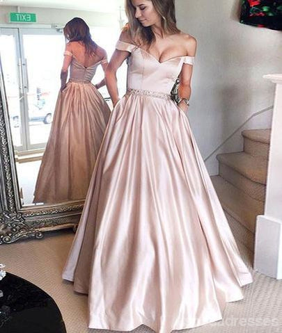 off the shoulder prom dresses cheap