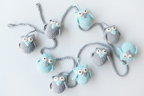 Owl Garland Mint