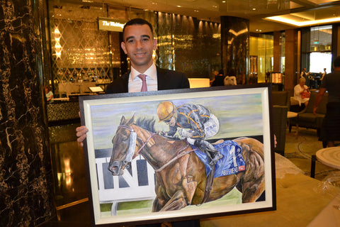 My commission for Joao Moreira. His win on Able Friend.
