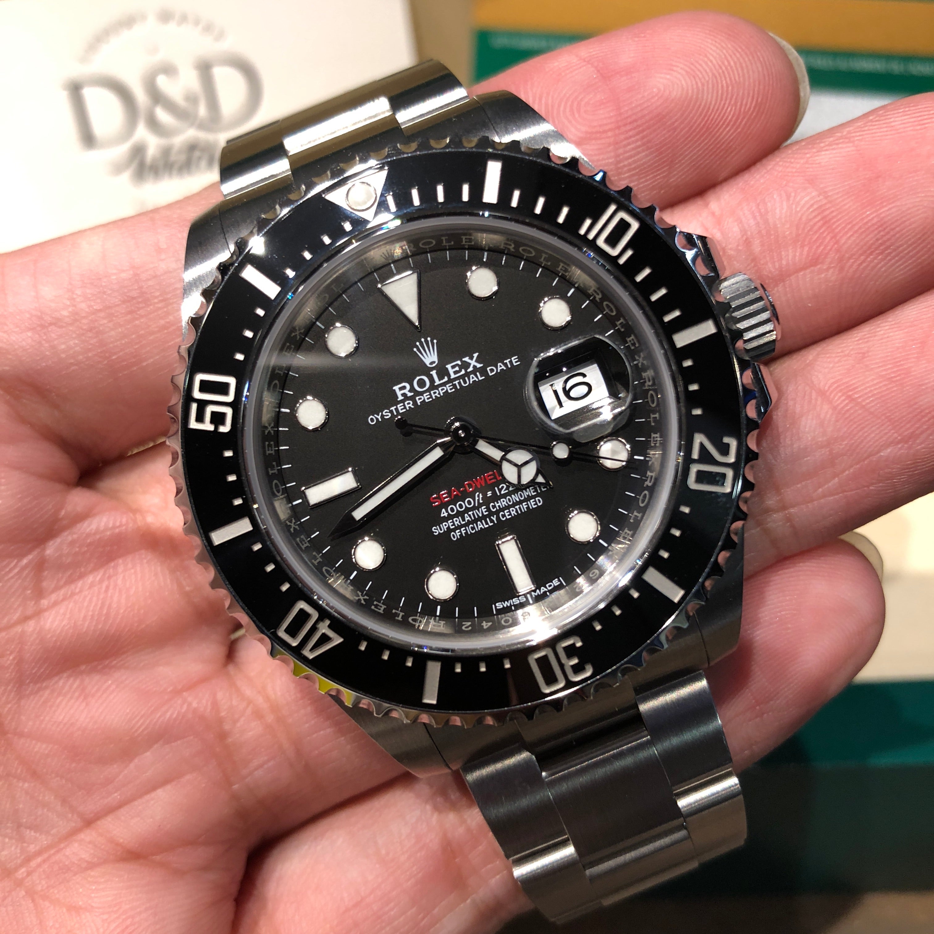 rolex sea dweller 43mm 126600