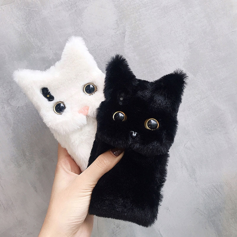 fluffy phone case