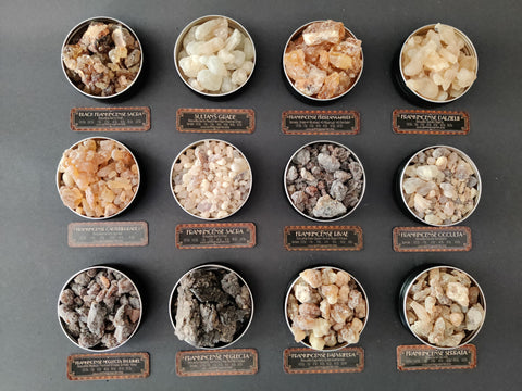 Many types of Frankincense resin