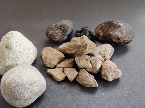 Different Ambergris types