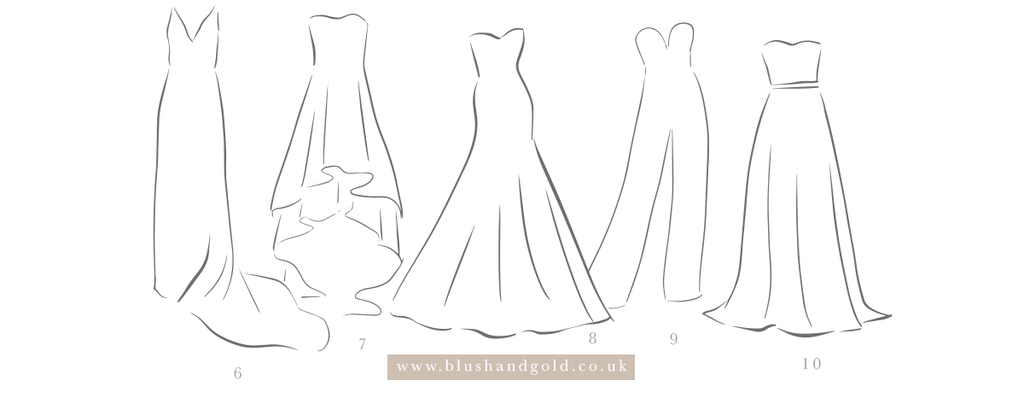 wedding dress shapes and styles