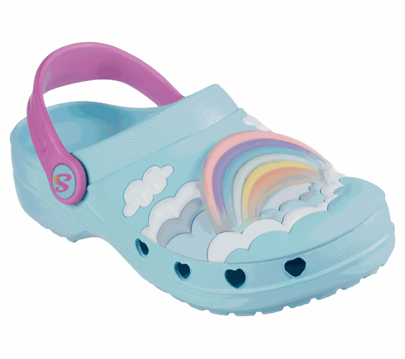 Skechers Foamies: Heart Charmer - Radiant Rainbow Clogs – ShoeShoeBeDo