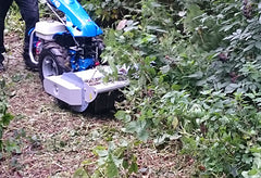 A flail mower will cut the toughest vegetation with ease