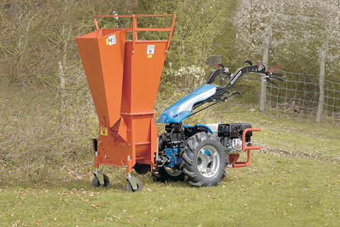 Tracmaster Ltd | BCS Two Wheel Tractor with Chipper Shredder attachment