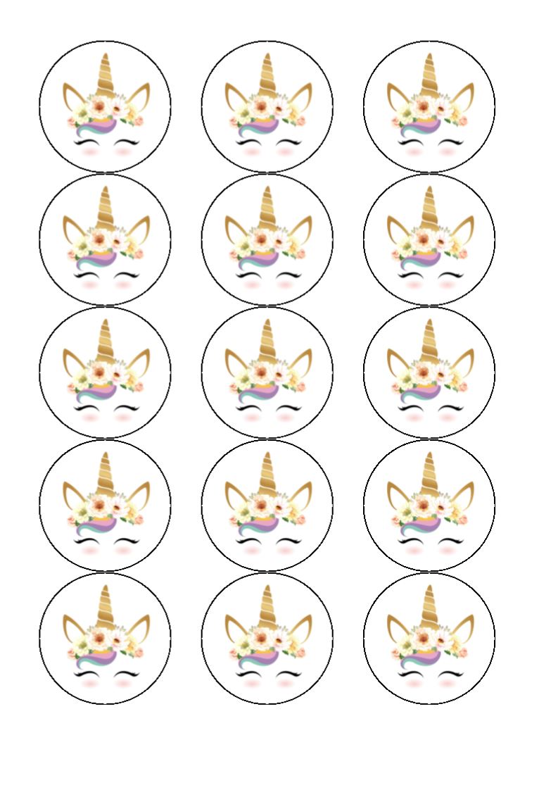 unicorn edible cake cupcake toppers incredible cake toppers