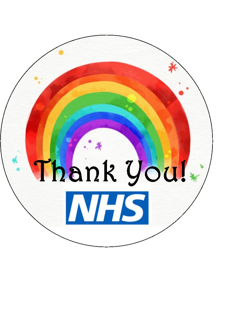 Thank You Nhs Edible Cake Cupcake Toppers Incredible Cake Toppers