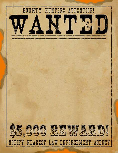 Wanted Poster - Edible A3 or A4 Cake Topper - Upload or send your own ...