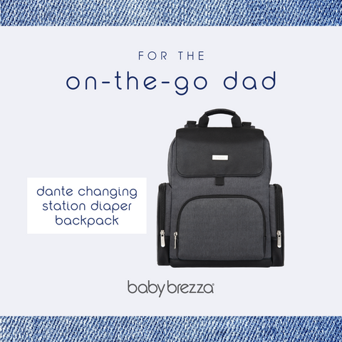 For the On-The-Go Dad Baby Brezza Dante Changing Station Diaper Backpack