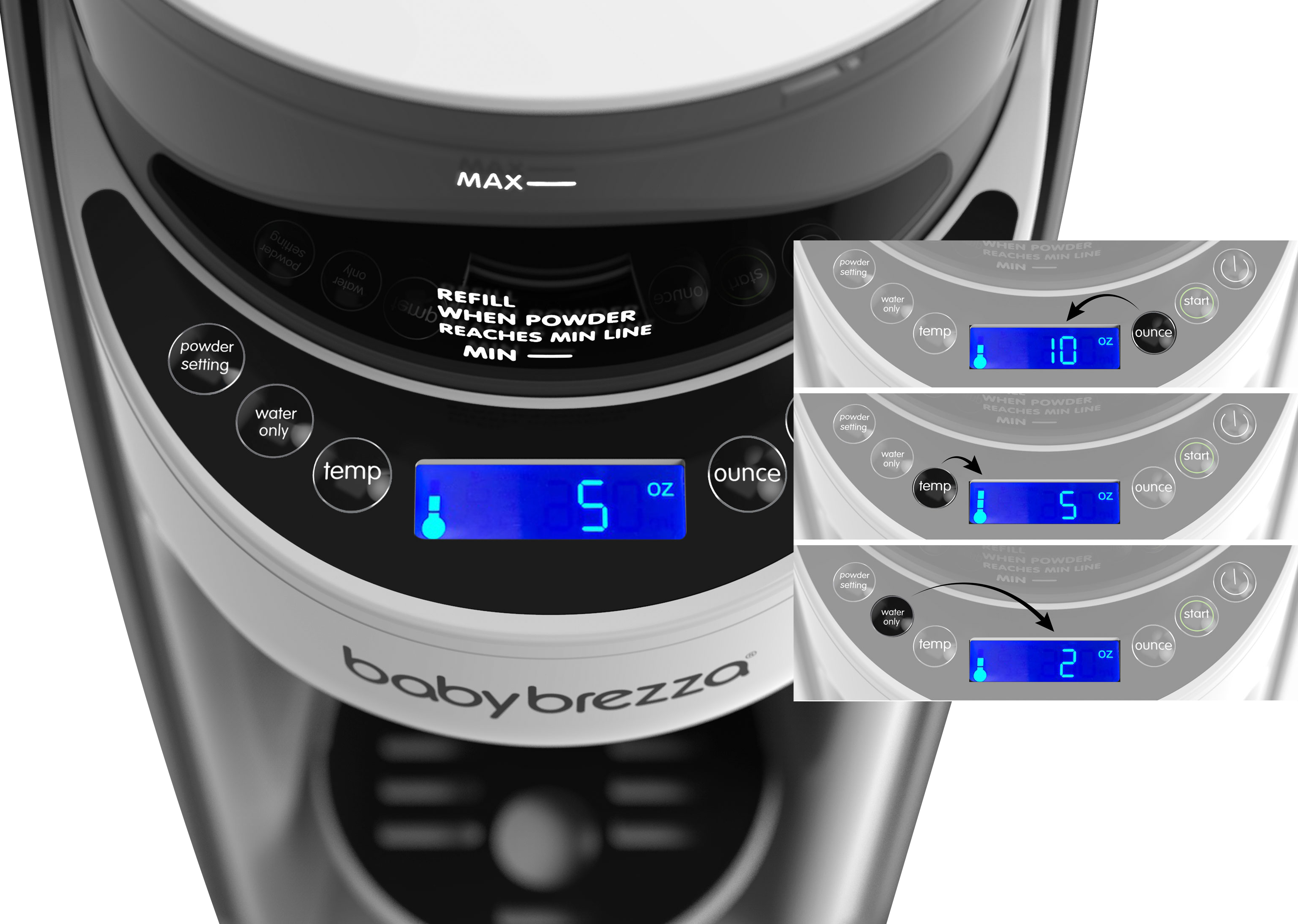 New and Improved Baby Brezza Formula Pro Advanced Formula Dispenser Machine  - Automatically Mix a Warm Formula Bottle Instantly - Easily Make Bottle  with Automatic Powder Blending, Rose Gold 