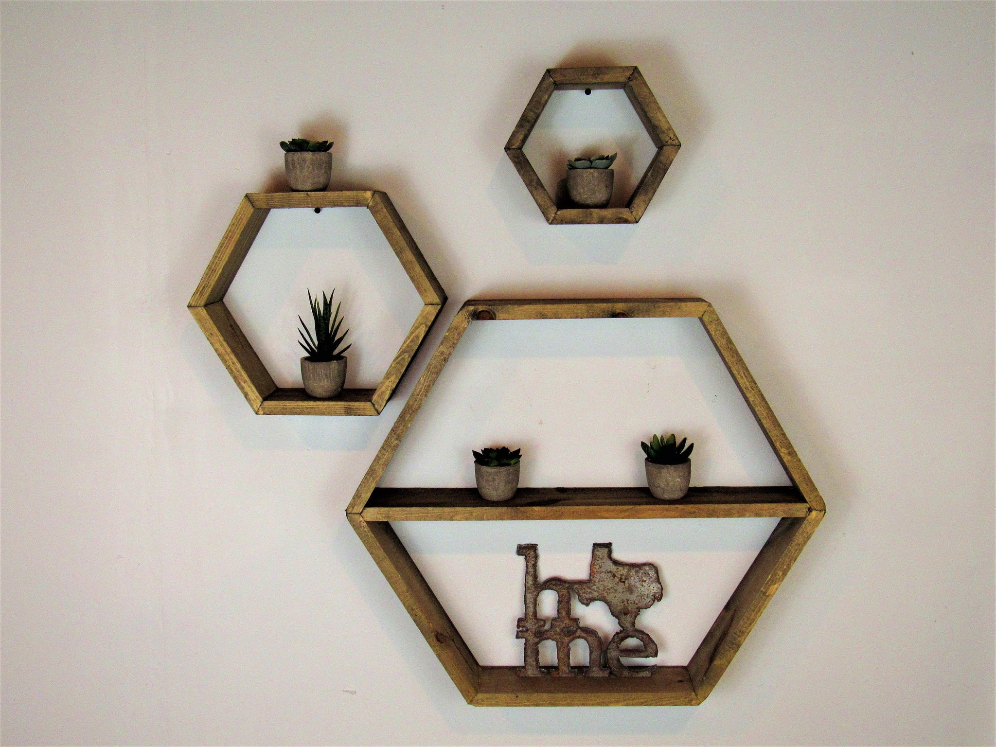 Hexagon Shelves