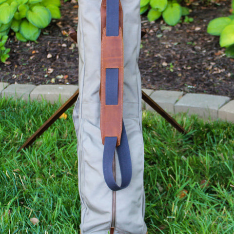 Sunday Golf Bag, Steurer Golf Bag, Steurer & Co., Hand made in Kentucky, Leather Goods, Hickory, Minimalist Golf, Minimalist Bag, Pencil Golf Bag, Leather Goods, Made in the USA