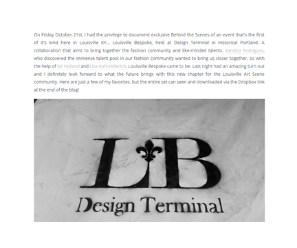 Louisville Bespoke and Design Terminal with Gary Barragan Photography