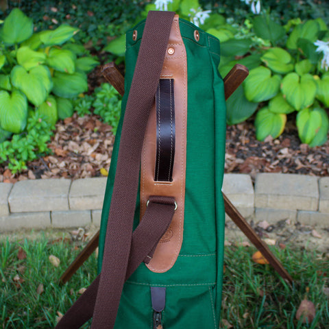 Sunday Golf Bag, Steurer Golf Bag, Steurer & Co., Hand made in Kentucky, Leather Goods, Hickory, Minimalist Golf, Minimalist Bag, Pencil Golf Bag, Made in the USA