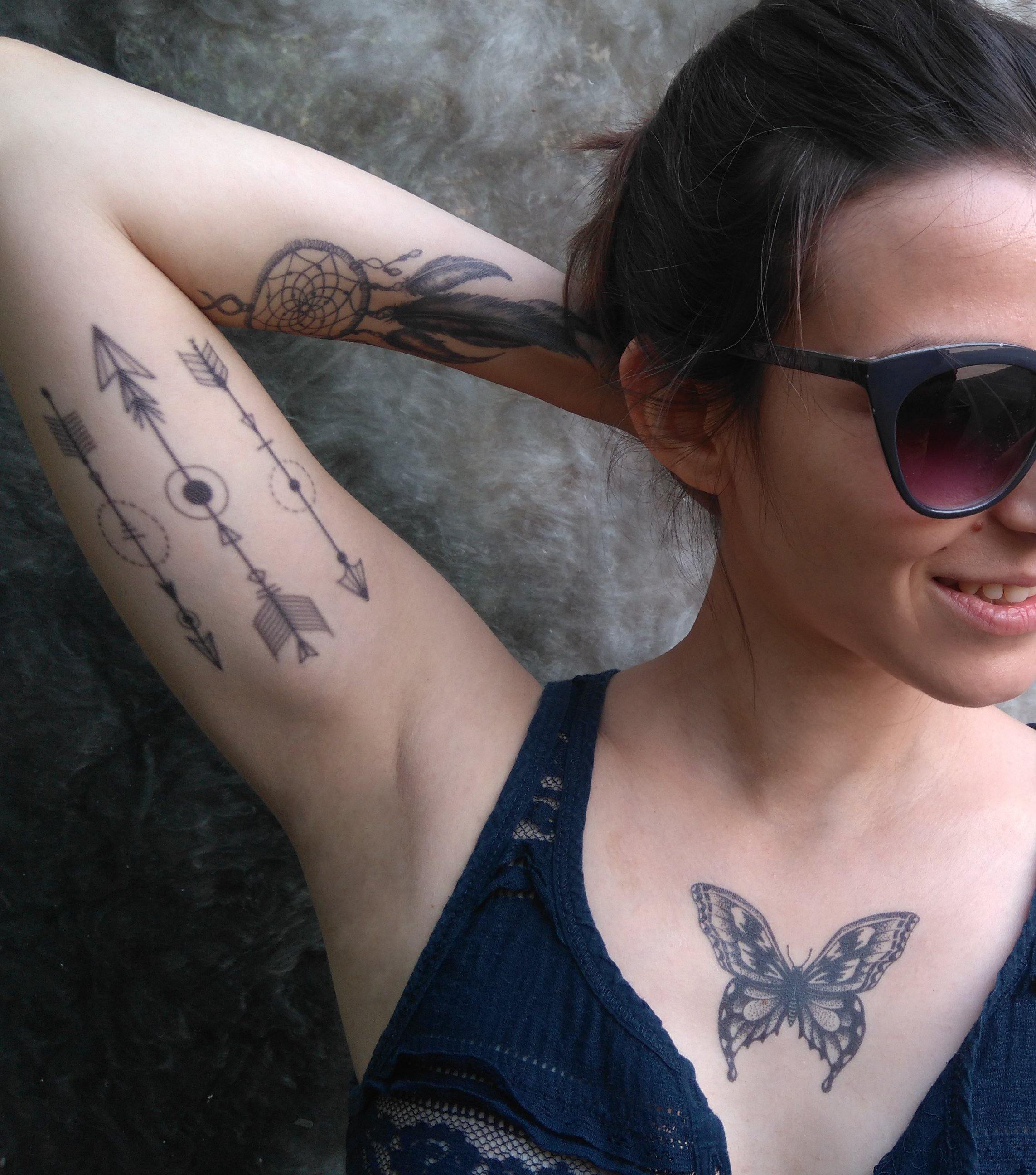 Waterproof Temporary Tattoo Sticker Arrow Triangle Totem Geometric Symbol  Fake Tatto Flash Tatoo Arm Body Art For Men Women  Temporary Tattoos   AliExpress