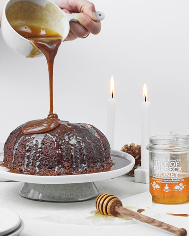 Steamed Ginger & Honey Caramel Sponge Pudding