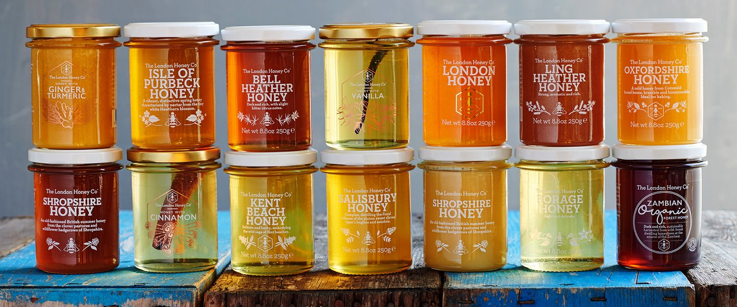 The London Honey Company Unpasteurised Natural And Pure London Honey Co