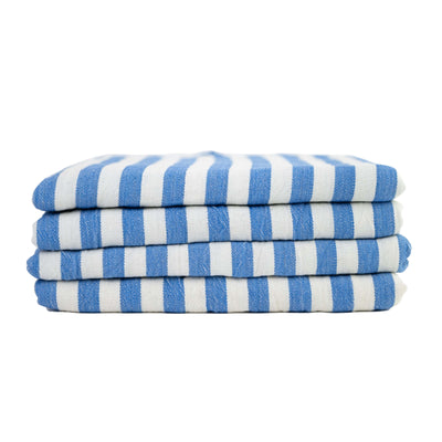 MAKEUP Face Towel Set Blue + White - Juego de toallas faciales, blanca y  azul, Twins
