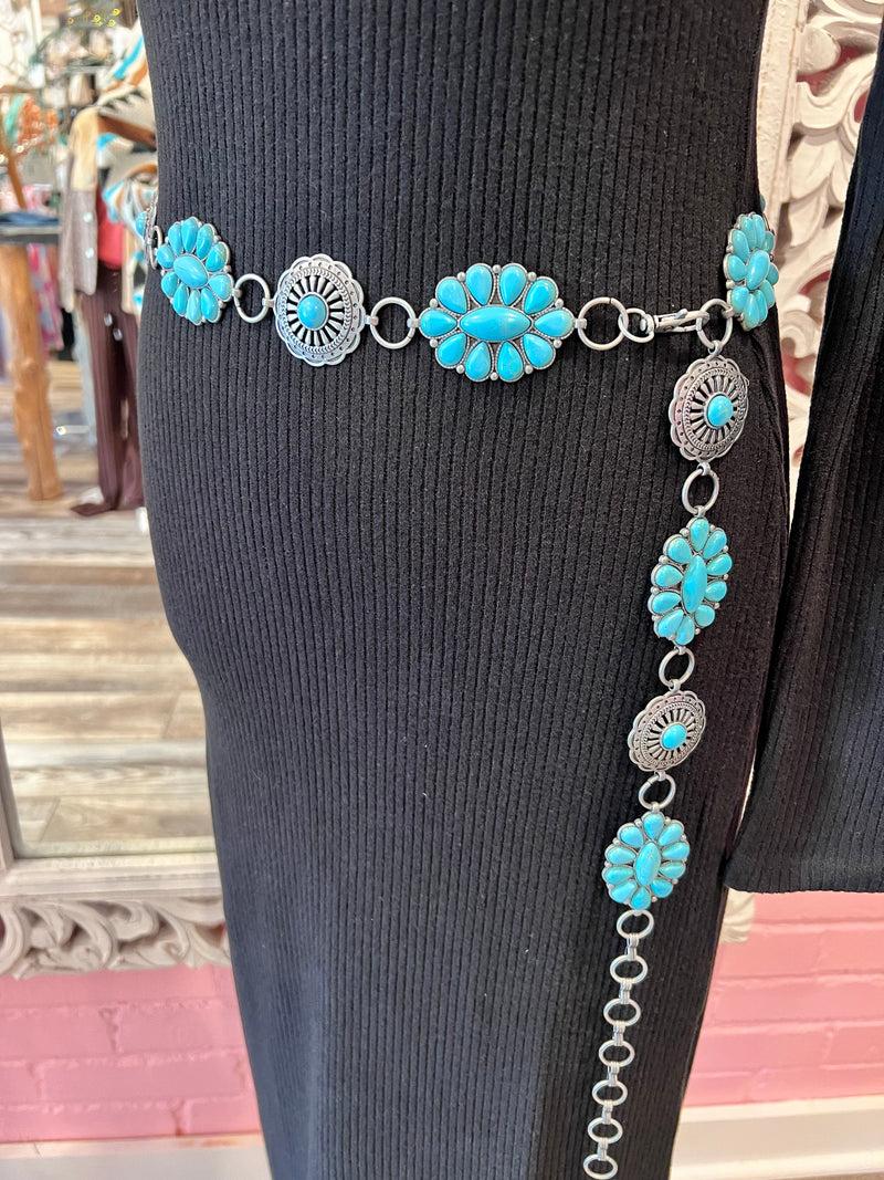 Concho Link Belt – Cactus Cowgirl Boutique