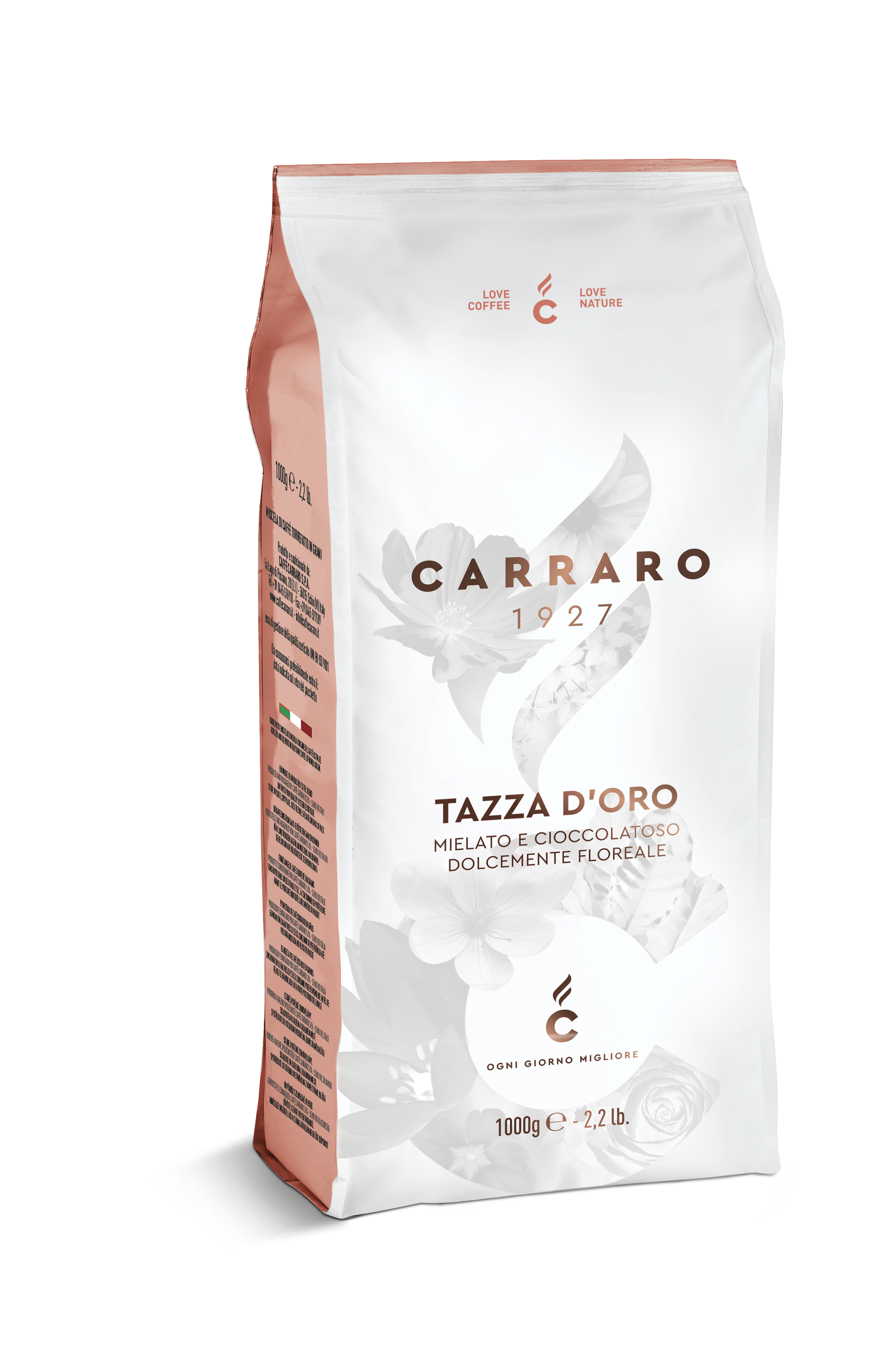 Bio - coffee beans 1000 g - Caffè Carraro