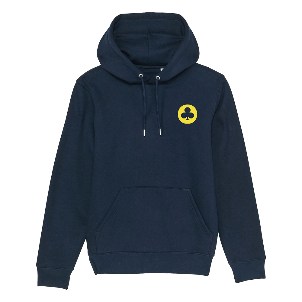 NHC CLOVER LOGO NAVY HOODY - New Hope Club product image