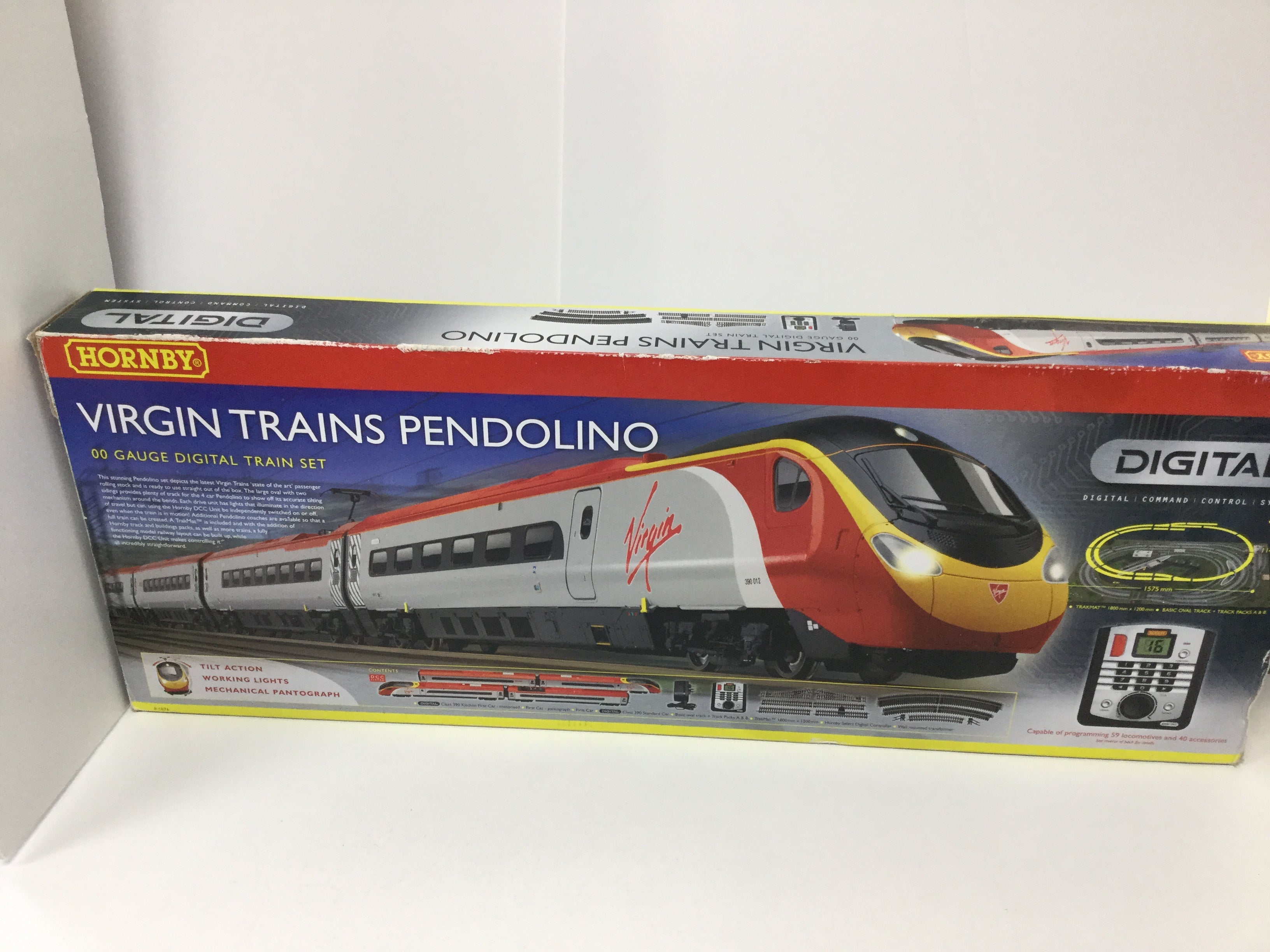 hornby virgin pendolino digital train set r1076