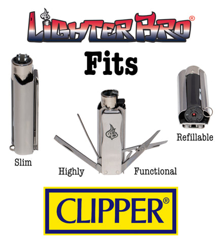 LighterBro® Micro Lighter Holder & Multi-Tool Case