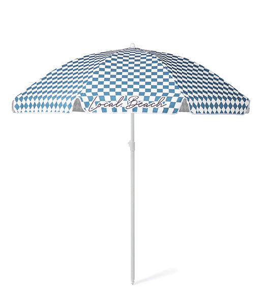 Golden Checker Beach Umbrella – LocalBeach