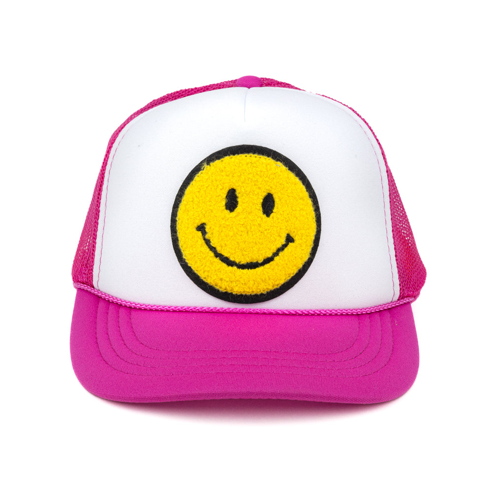 Smiley Face Kids Trucker Hat – LocalBeach