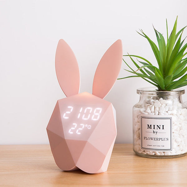 "Honey Bunny" Nursery Digital Clock and Thermometer - My Urban One