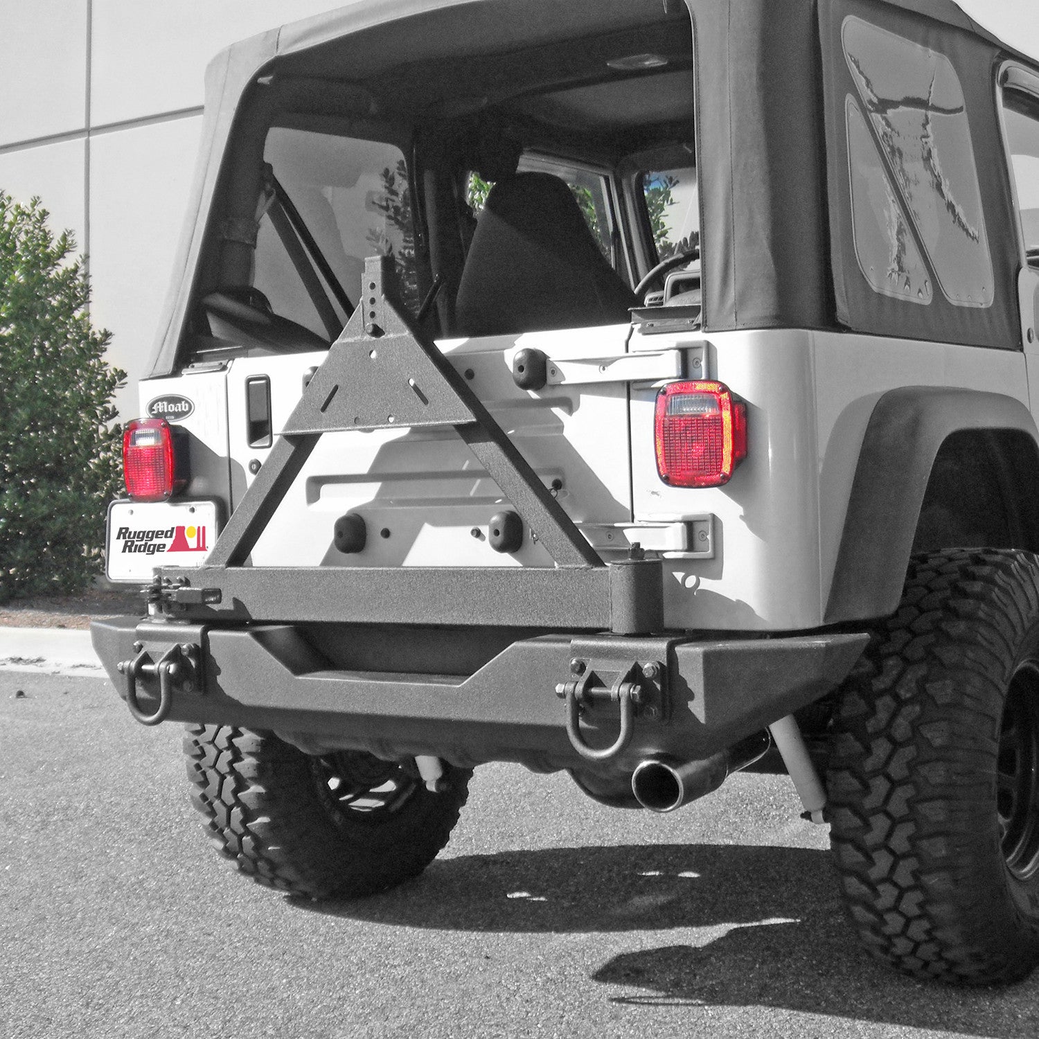 Tire Carrier, XHD Rear Bumper For 1976-2006 Jeep Wrangler  – Jeep  World