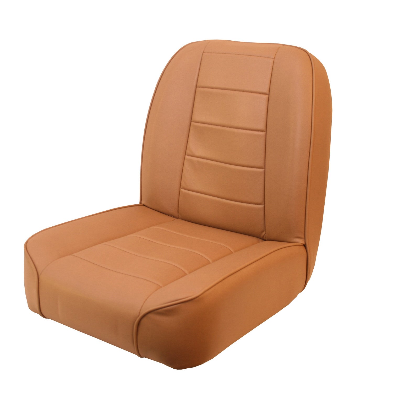 Low-Back Front Seat, No-Recline, Tan, For 1955-86 Wrangler CJ  –  Jeep World