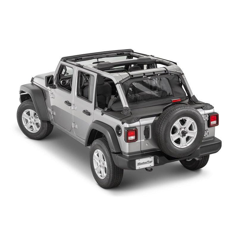 Soft Top Tonneau Kit, Black Diamond, by MasterTop (2018+ Wrangler JLU) –  Jeep World