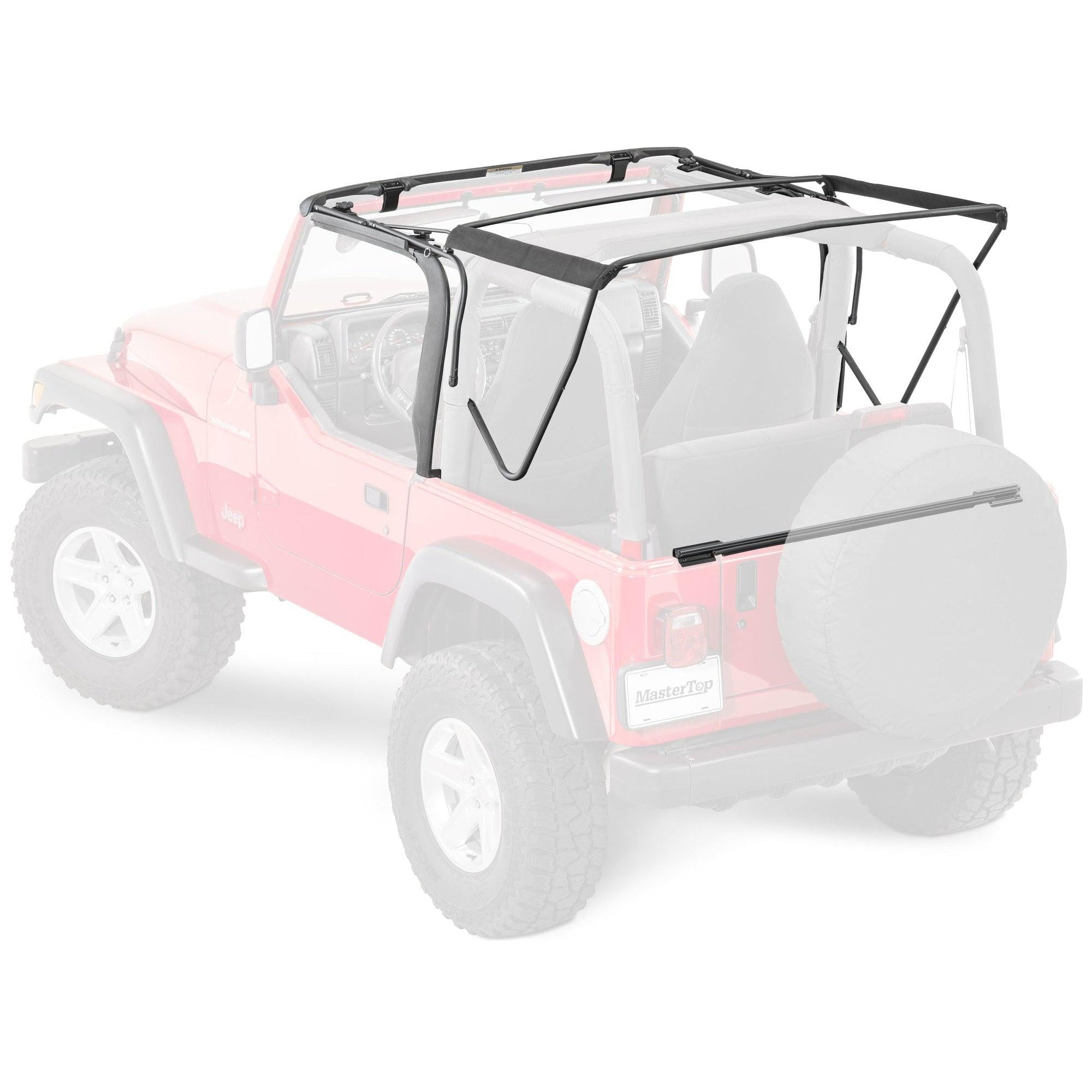 Easy-Install Design Complete Soft Top Hardware Kit by MasterTop ('97 - –  Jeep World