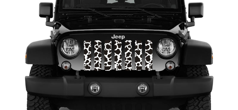 Jeep Wrangler Cow Hide Grille Insert | Dirty Acres – Jeep World