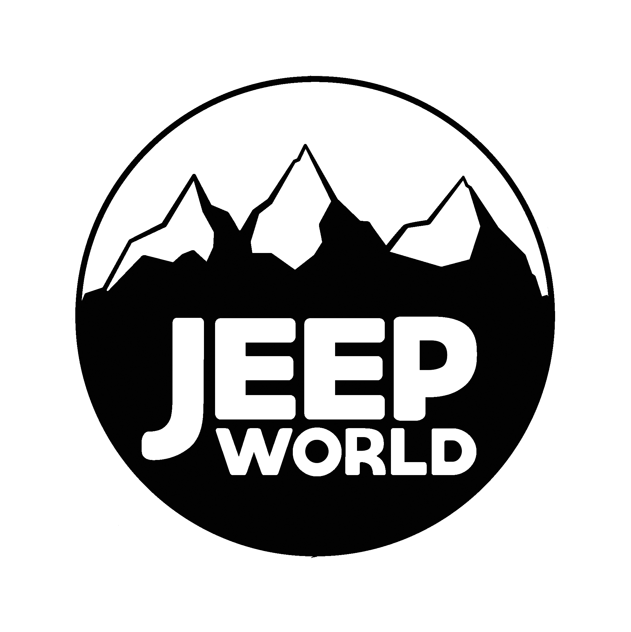 Jeep World Logo Vinyl Decal