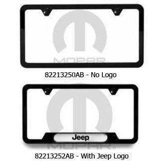 jeep stealth blackout license plate frame