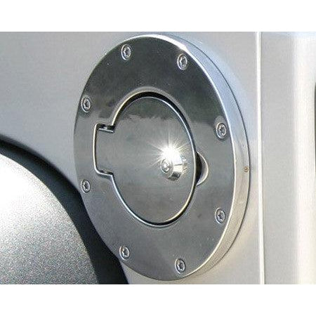 Wrangler JK Non-Locking Fuel Door, Polished Stainless Steel - 75001 – Jeep  World