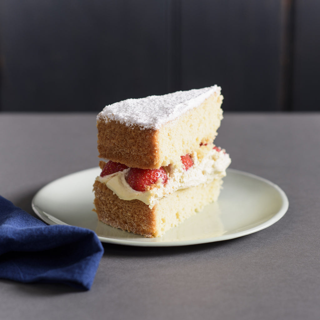 Victoria Sponge with Seasonal Berries and Fresh Cream Cakehole