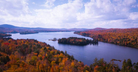 Fulton Chain Of Lakes In Upstate New York