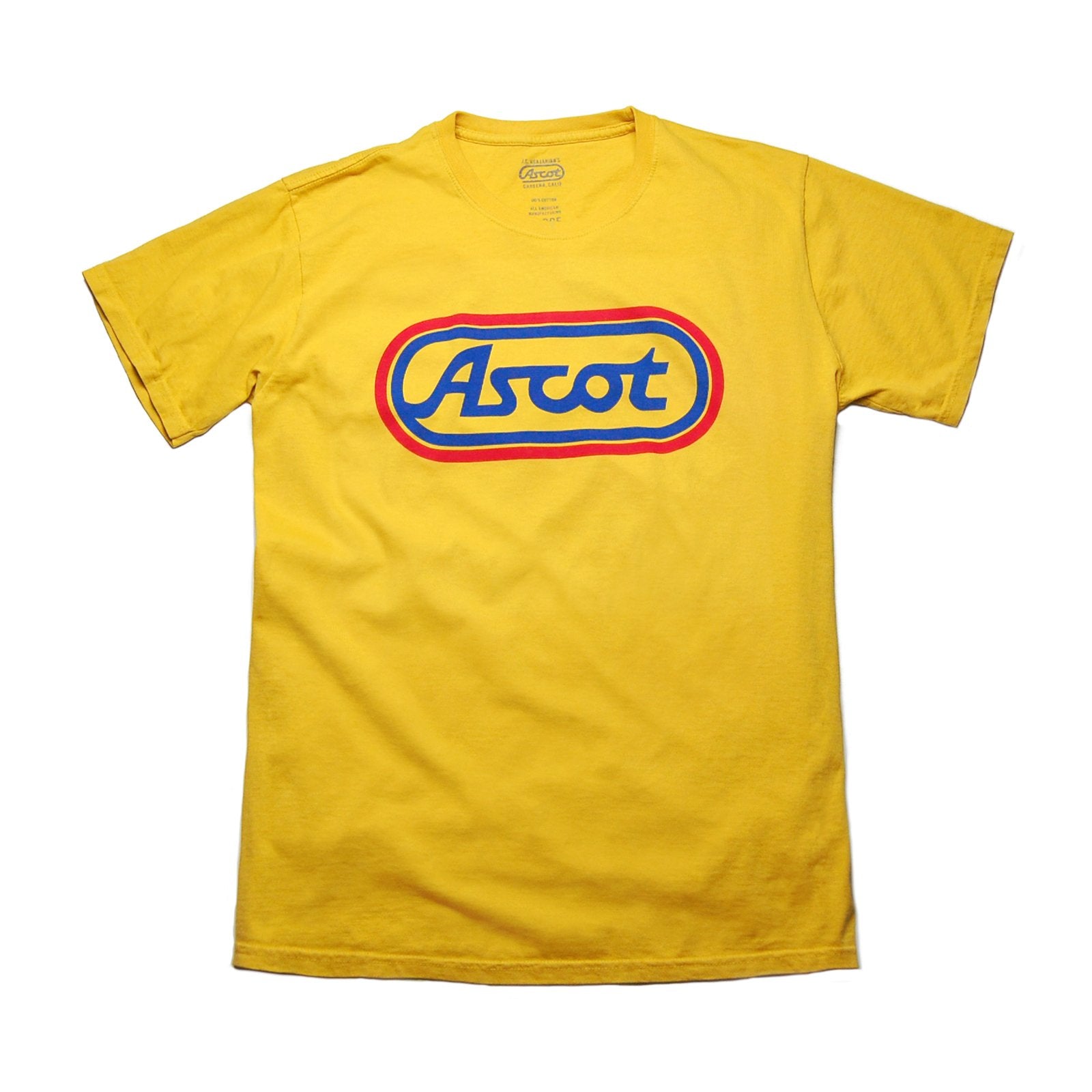 Ascot Track Logo Tee Gold