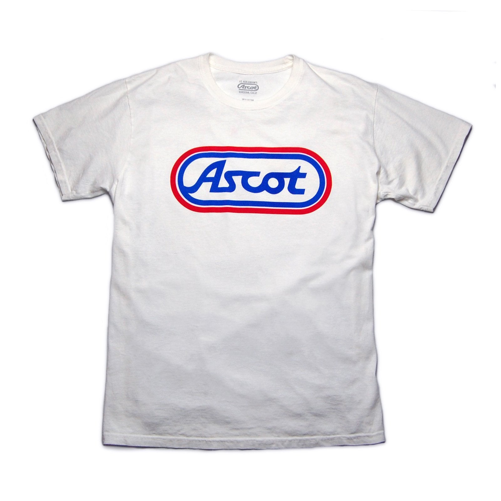 Ascot Track Logo Tee Bone