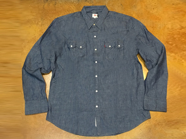 658190086 Levi's Premium Sawtooth Western Shirt Dark Grey – Stars and  Stripes