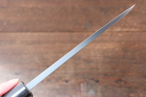 Nao Yamamoto Silver Steel No.3 Nashiji Deba Japanese Knife 150mm Shitan Handle - Seisuke Knife