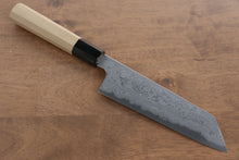 Sakai Kikumori Blue Steel No.1 Santoku 165mm Green Pakka wood Handle –  Seisuke Knife